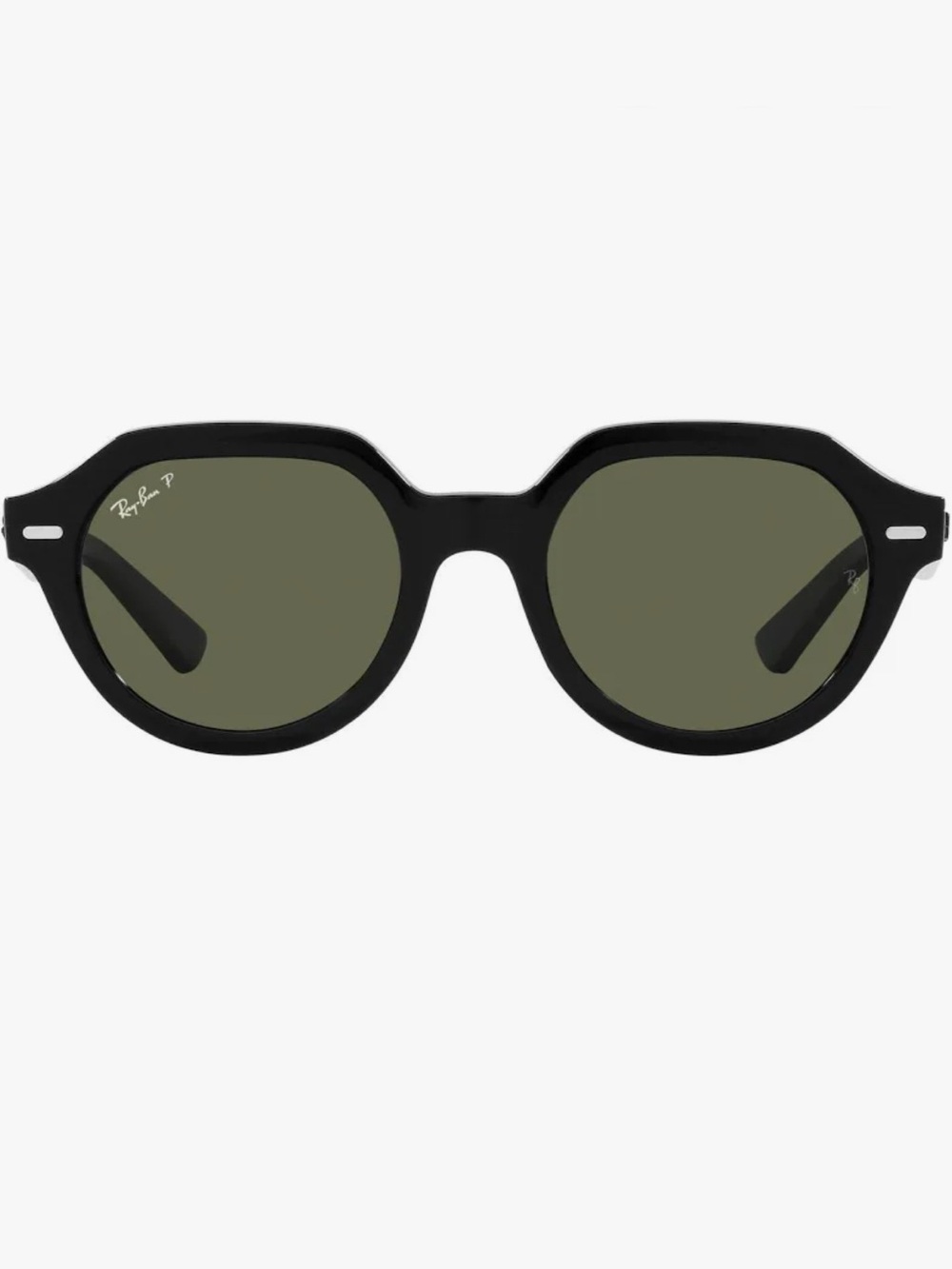 NWT- Ray-Ban Gina Sunglasses — polarized Black Frame with Green Lenses
